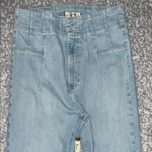 We The Free Libre Wide-Leg Jeans Light Blue Size 31 - Picture 8 of 15